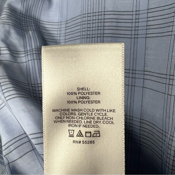 New EXPRESS Blouse Light Blue Size M - Picture 6 of 6